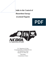 A Guide To The Control of Hazard Energy LOTO OSHA