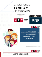 SEMANA 02 (s2) - PRINCIPIOS CONSTITUCIONALES DE LA REGULACIÓN JURIDICA DE LA FAMILIA