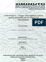 Actividad 1 - Mapa Conceptual Sobre Generalidades en La Toma de Decisiones