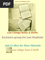 Join Us Here For More Materials: Law College Notes & Stuffs