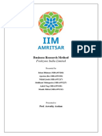 Business Research Method: Fruitzone India Limited