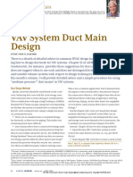 ASHRAE Journal - VAV System Duct Main Design