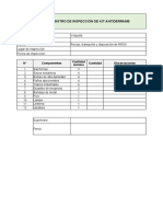 Registro de Inspeccion de Kit Antiderrame