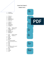 3.contoh Soal Chapter 3 Parts of The House and Daily Activities