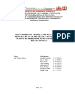 Mantenimiento y Optimizacion Del Equipo Principal de La E.B. Antonio Guzman Blanco