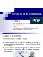 Clase 8. Enfoques de La Enseñanza