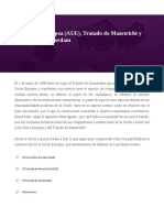 Acta Única Europea (AUE), Tratado de Maastricht y Tratado de Ámsterdam