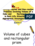 Solving Problem Involving Volume of Cubes