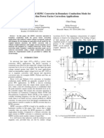 Analysis and Design of SEPIC Converter in Boundary Conduction Mode For Universal-Line Power Factor Correction Applications