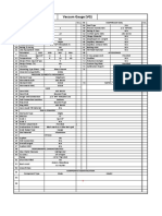 Instrument Datasheet Vaccum Gauge (VG) : Process Connection