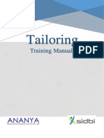 Tailoring: Training Manual