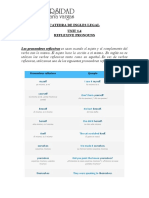 Unit 1.4 Reflexive Pronouns