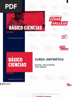 Básico Ciencias-Semana 01 Aritmética