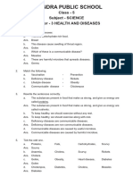 Class 5 Subject Science Chapter 3 Health and Diseases