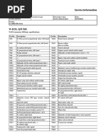 V-ECU, I/O List: Service Information