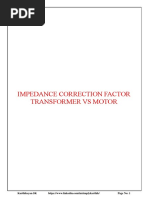 Impedance Correction Factor