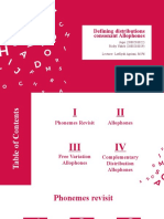 Defining Distributions Consonant Allophones: Jupri (2088203022) Ricky Yakob (2088203029) Lecturer: Lutfiyah Apriani, M.PD