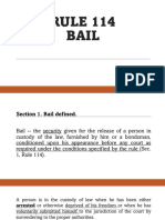 Rule 114 Bail