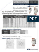 Contactores para Capacitores