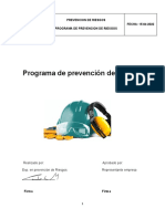 Programa de Prevención de Riesgos OSNEL GUSTAVE PDF