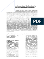 Distribu Ţia Medicamentului Din România În Contextul Tendinţelor Pieţei Mondiale