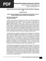 Modelo Solicitud Licencia Por Motivos Particulares Del Trabajador Cas - Autor José María Pacori Cari