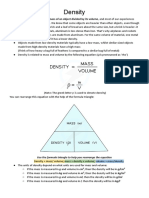 Physics-Density Class Notes