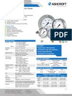 8008A Commercial Pressure Gauge: Data Sheet