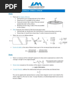 Stress:: Mechanics of Materials: Stress & Strain