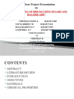 Final Year Project Presentation On: "Manufacturing of Bricks Using Sugarcane Bagasse Ash"