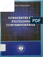 Corrientes de Psicología Contemporánea. Martín F. Echavaría