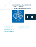 Marathwada Institude of Technology: Livestock Production & Mangement in Animal Farming