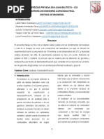 Informe de Sintesis de Biodiesel