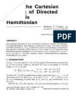 When The Cartesian Product of Directed Cycles Is Hamiltonian