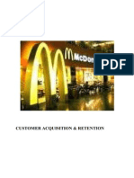 MC DONALD - Customer Aquisition &amp Retention