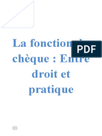 Fonction Du Chèque