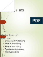 Lecture 4 A - HCI Prototyping