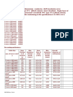 EIL 6-51-0051-Rev 06 - 1.1kv-Xlpe - Dimension Cat - B Armour-Bbp