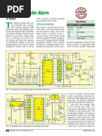 Wireless Intruder Alarm: Circuit and Working