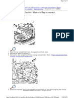 Fuel Pump Flow Control Module Replacement: Removal Procedure