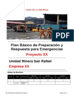 Plan Basico de Preparación y Respuesta A Emergencia (PBPRE)