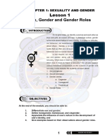 Gen Soc. C1L1 Sex Gender and Gender Roles