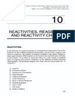 Reactivities, Reagents, and Reactivity Charts