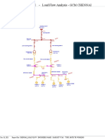 Single Line Diagram - Load Flow Analysis - GCM Chennai