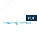 Subnetting Exercises