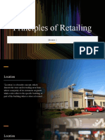 Principles of Retailing 2