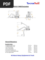 Komatsu Excavator PC75UU-3 Specification