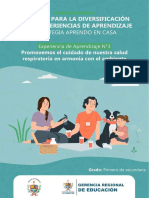 Matriz de Desempeños para La Diversificación de Las Experiencias de Aprendizaje - EducarPerú