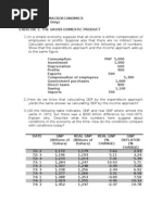 Exercise 1 - Gross Domestic Product