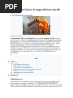 Documento Básico de Seguridad en Caso de Incendio